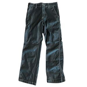 BDG Urban Outfitters High Rise Carpenter Size 24 Black Faux Leather Pants‎ Vegan